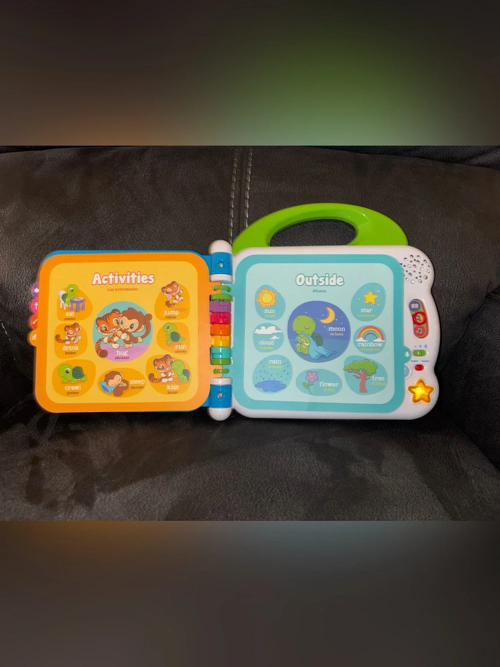 LeapFrog 100 Words Book & Learning Friends Scout & Violet English/Spanish